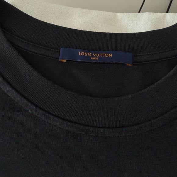 Louis Vuitton × NBA Collection 21AW Black LV Logo T-Shirt XXL Cotton Japan - Picture 4 of 11